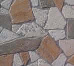 Crazy Paving: Tumbled Travertine and marble